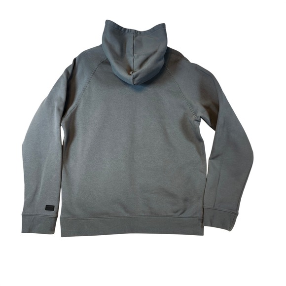 Kenneth Cole Mens Grey Fleece Hoodie Logo Pullover Sweatshirt KF9V91PNFCM XL - Picture 2 of 14